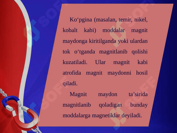 MODDALARNING MAGNIT XOSSALARI 2