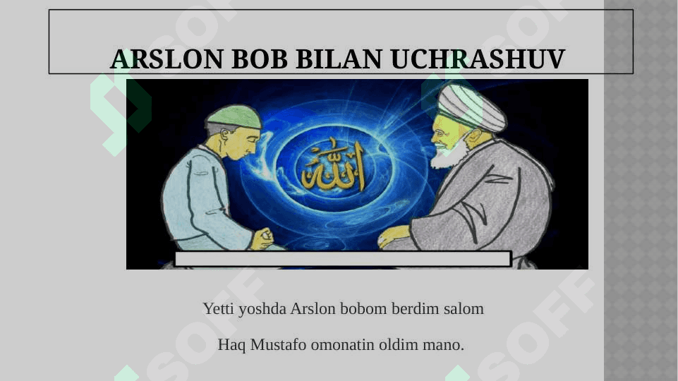 Tasavvuf va Ahmad Yassaviyning “Devoni hikmat asari 6