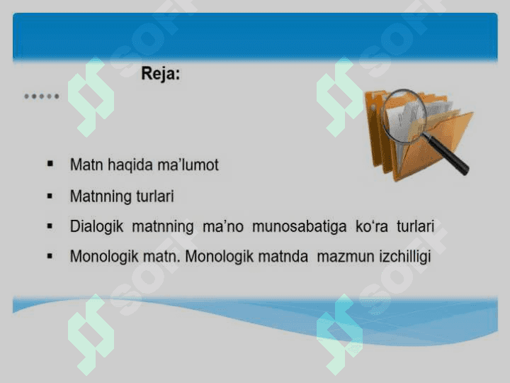 Matn va uning turlari 2