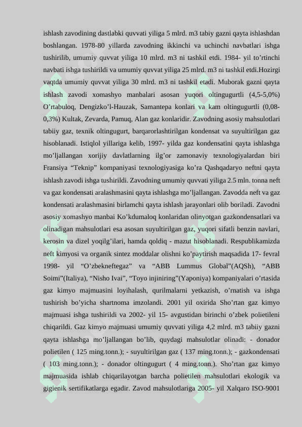 O‘ZBEKISTONDA ISHLAB CHIQARISH 2
