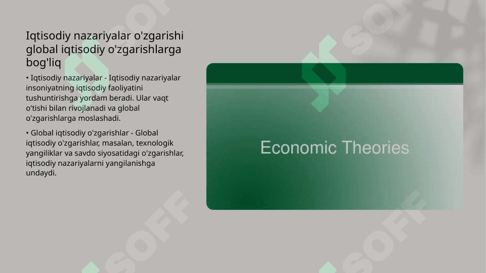 Hozirgi zamon iqtisodiy qarashlar evolyuciuasi 4