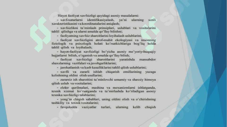 HAYOT FAOLIYATI XAVFSIZL 4
