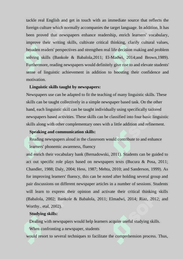The role of articles to improve reading 2
