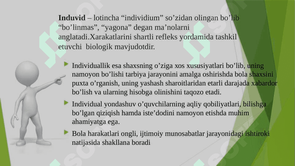 Shaxsning rivojlanishi, tarbiyasi va ijtimoiylashuvi 4