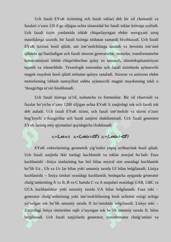 UCH FAZALI TOK ZANJIRLARI 2