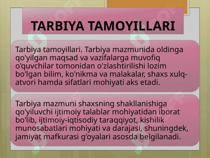 Tarbiya tamоyillari 2