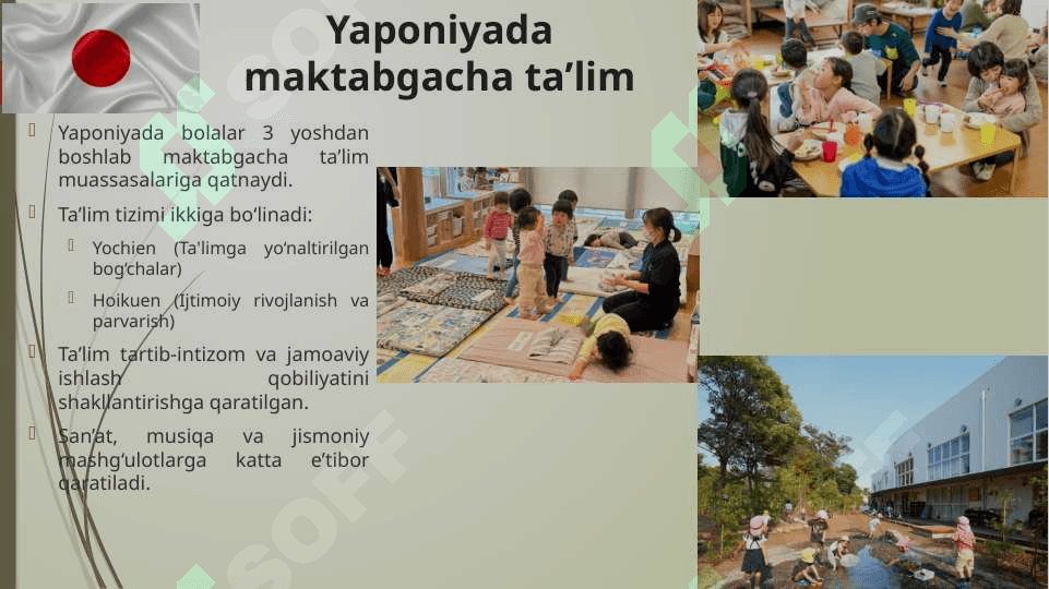 Xorij mamlakatlarida maktabgacha ta’lim tizimi 4