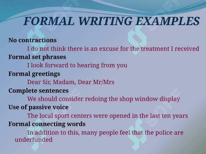 OFFICIAL LETTERS 4