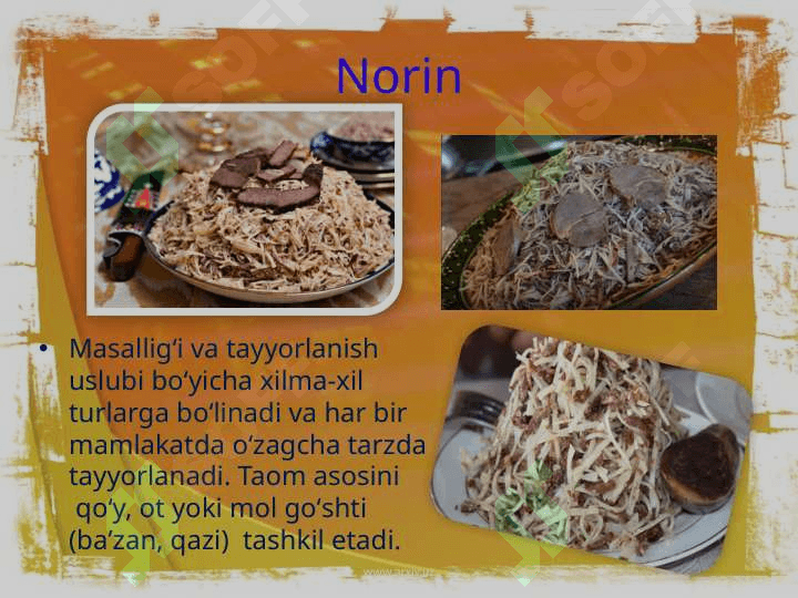 O'zbek milliy taomlari 4