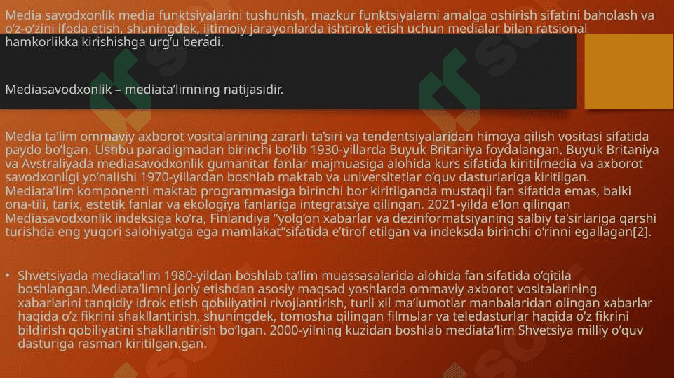 media va axborot savodxonligi konsepsiyasi 2