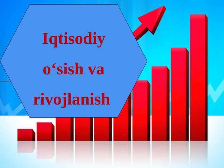 Iqtisodiy o‘sish va rivojlanish