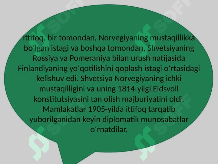 NORVEGIYA VA SHVETSIYADA  MEDIATA'LIMNING ÒZIGA XOSLIGI. 4