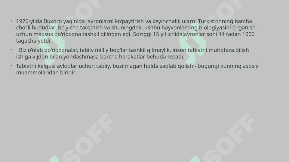 O‘zbekistonning qo‘riqxonalari 6