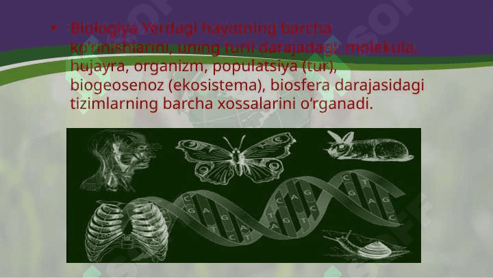 Biologiya hayot haqidagi fan 2