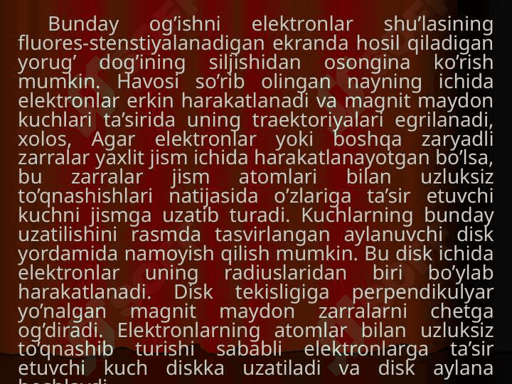 XOLL EFFEKTI YORDAMIDA ZARRALAR ZARYADINI ANIQLASH. 3