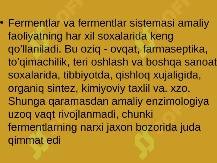 Fermentlarni immobillizatsiya qilish 2