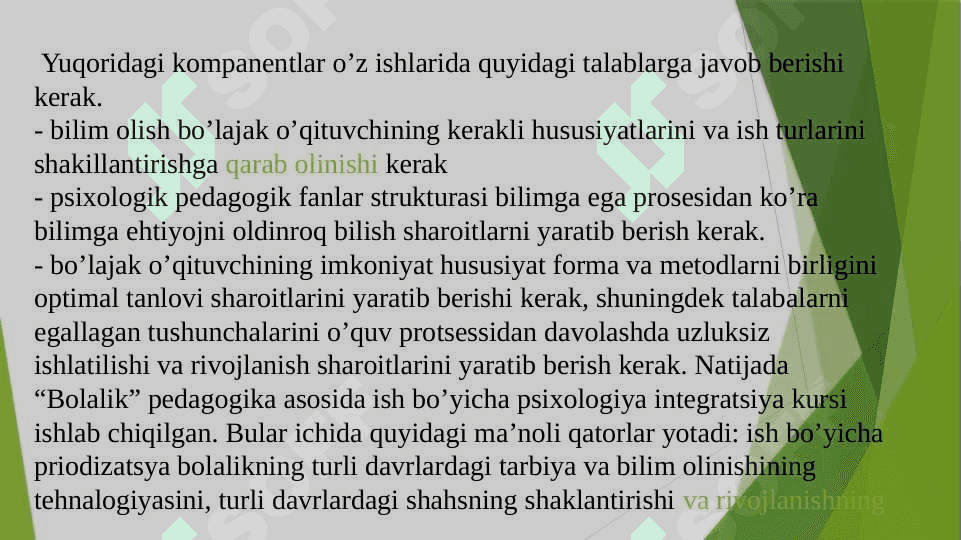 Bo'lajak o'qituvchilar psixo-pedagogik bilimlarini integratsiyalash 3