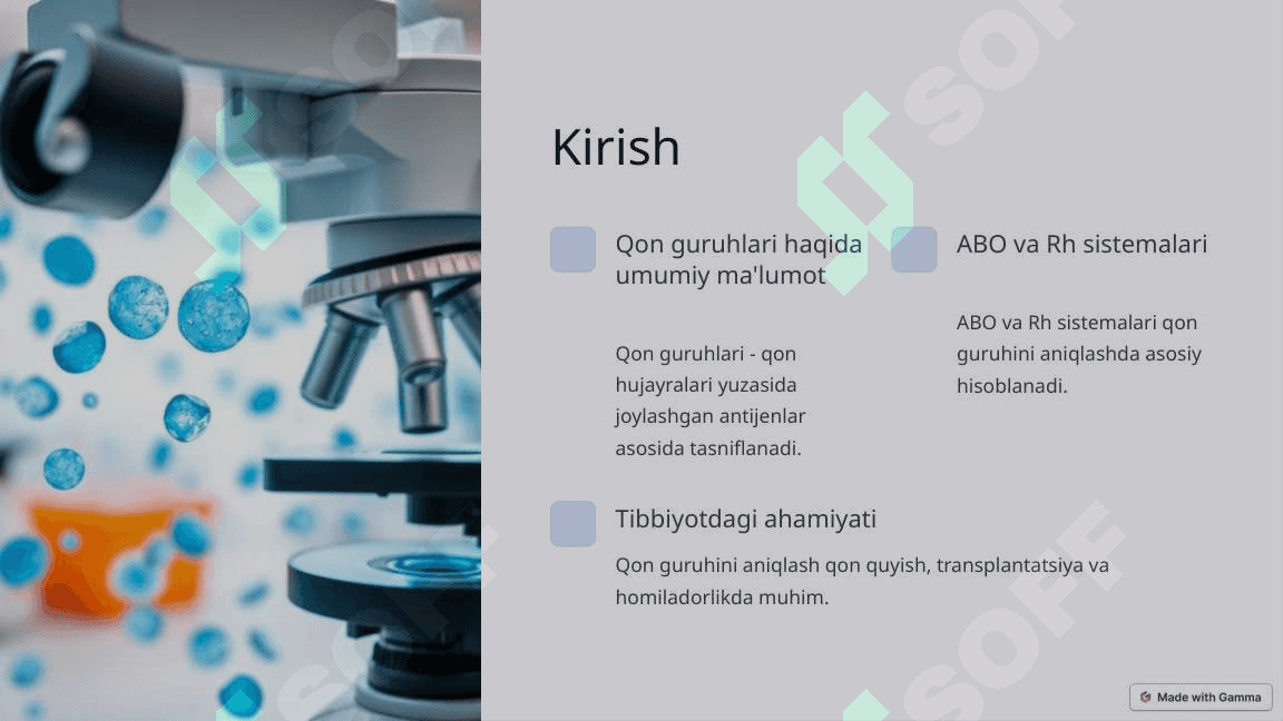 Qon guruhi aniqlashning klinik-diagnostik ahamiyati 2