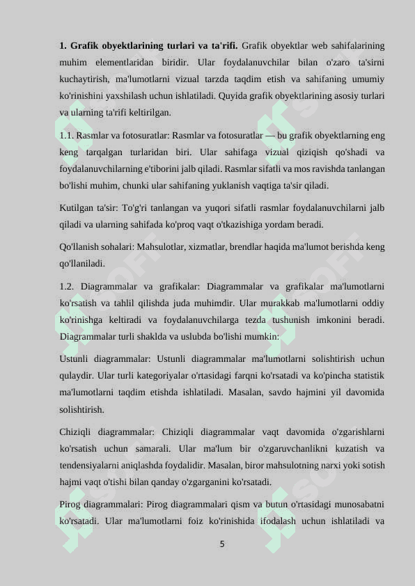 Web sahifalarning grafik obeyktlari 5