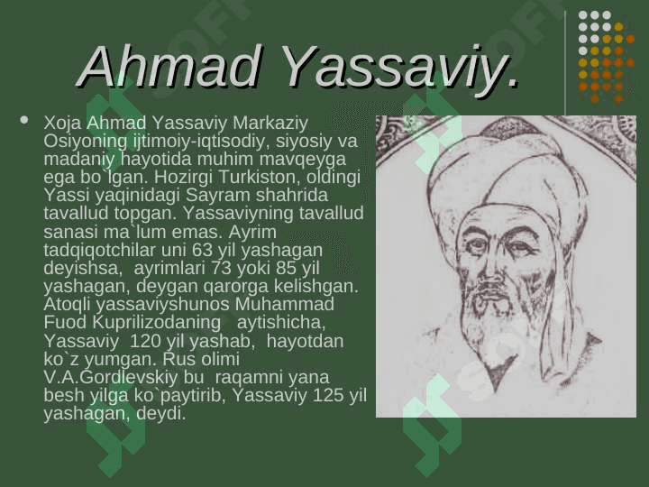Ahmad yassaviy 2