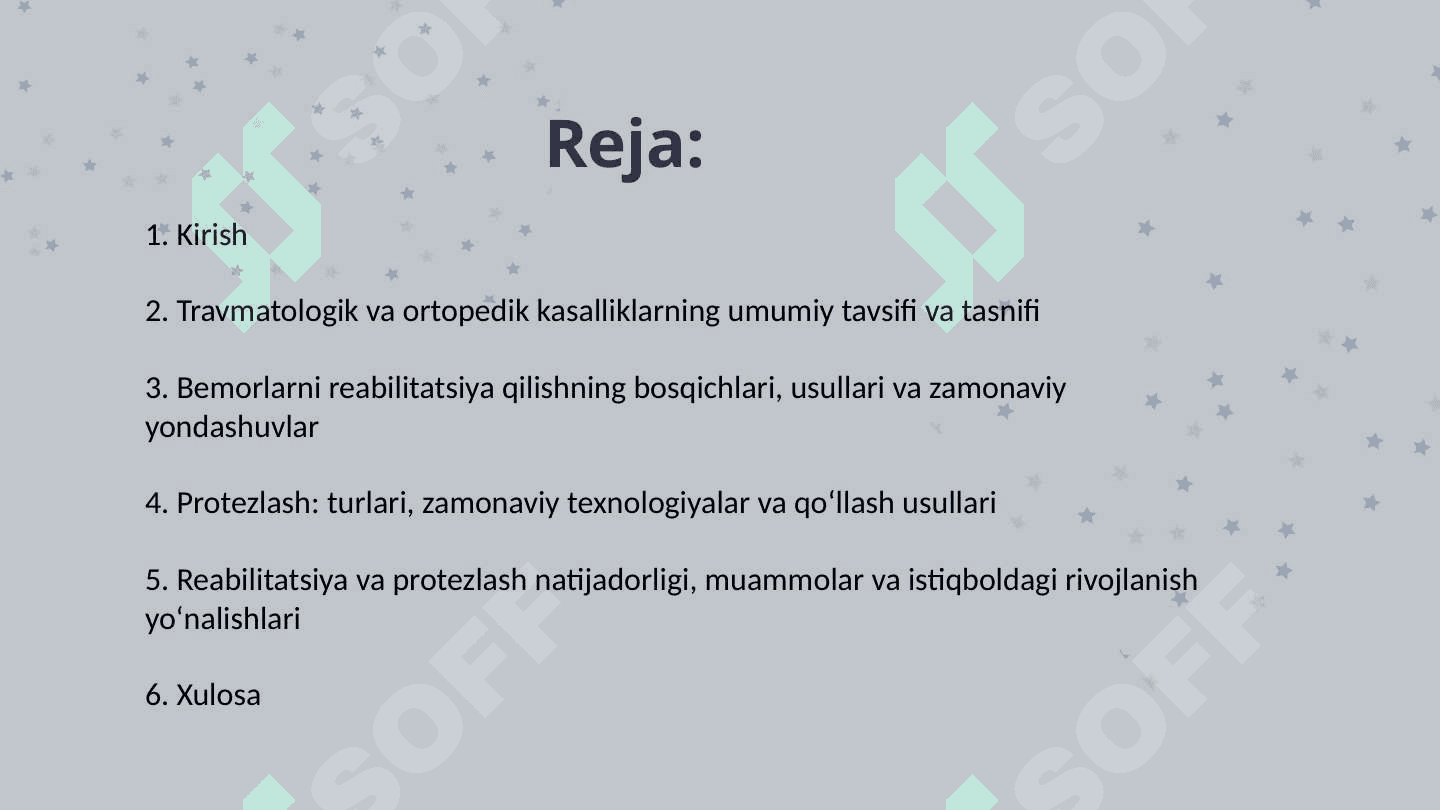 Travmatologik va ortopedik bemorlarni reabilitastiyasi va protezlash 2
