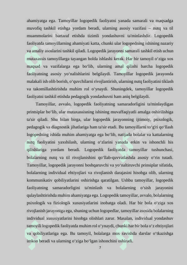 Logopediyada maxsus tamoyilllari va metodlarini klassifikatsiyasi 7