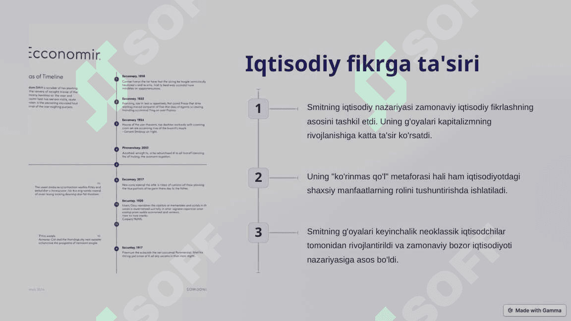 Adam Smit hayoti va ijodi: Iqtisodiy fikrlarning otasi 4