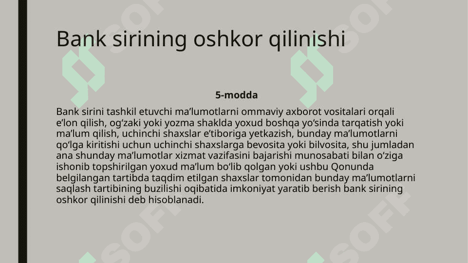 BANK SIRI TO‘G‘RISIDA 4