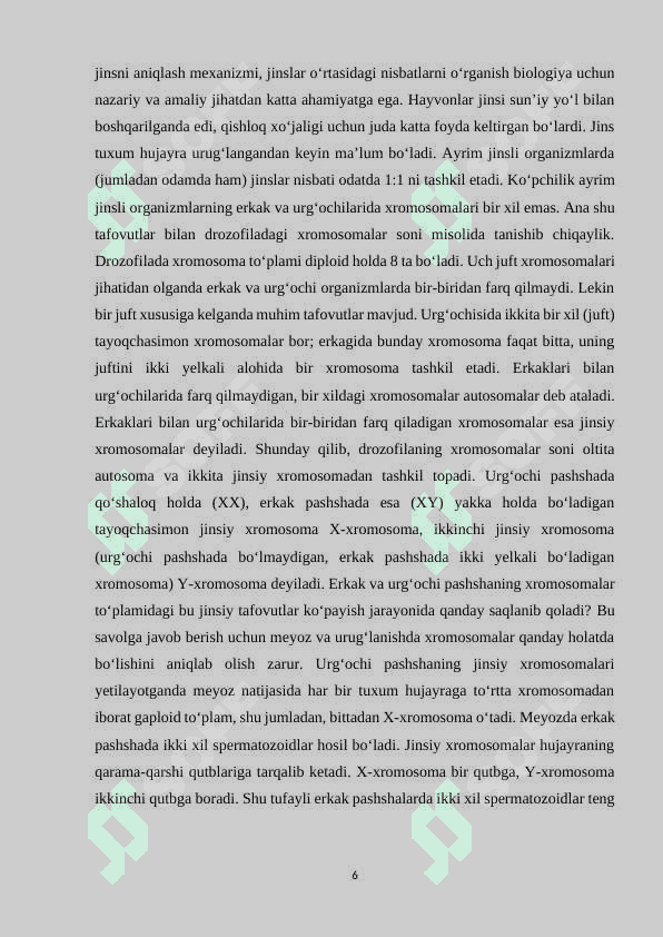 Birikkan holda irsiylanish va Krossingover 5