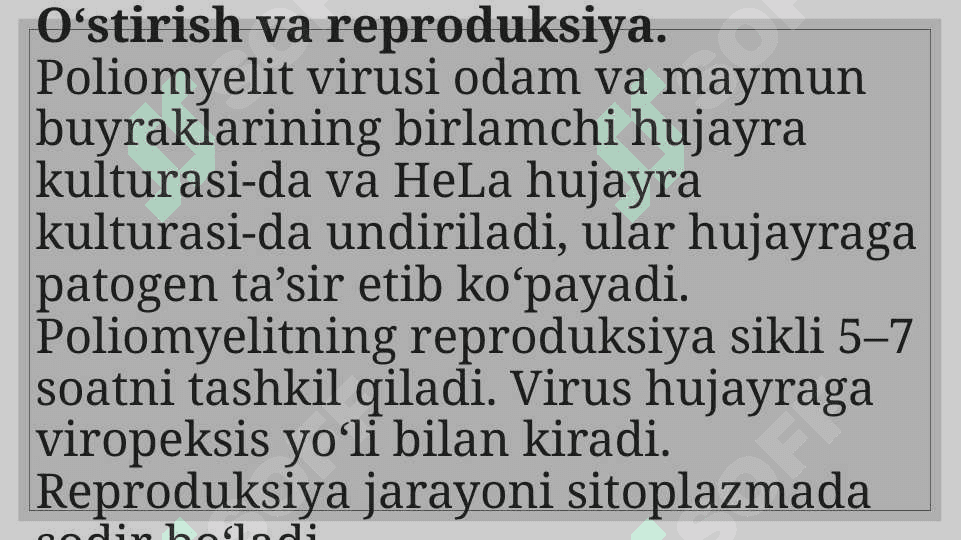 Poliomyelit virusi. 6
