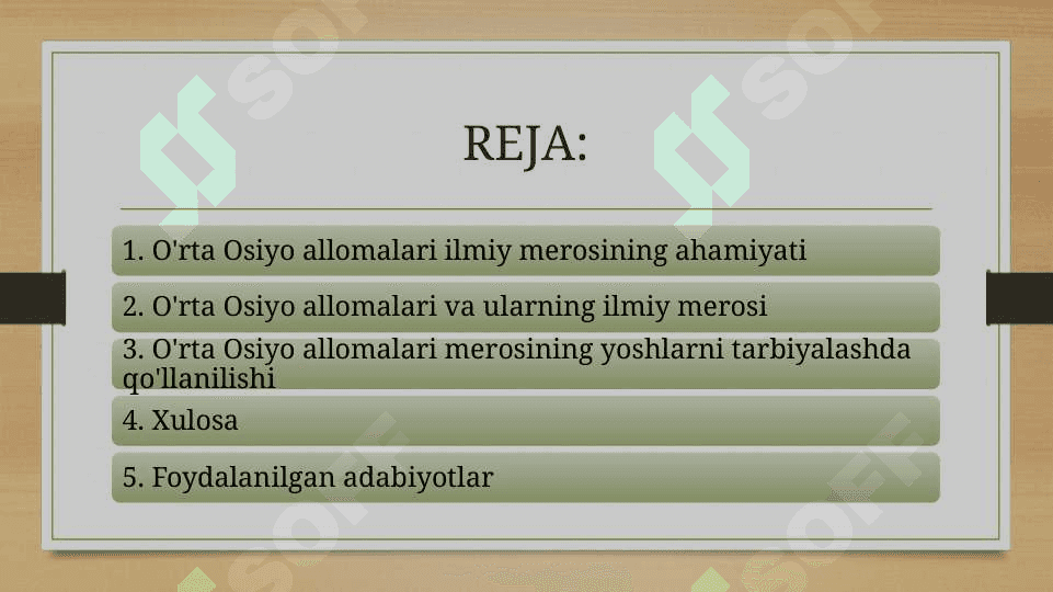 Yuksak manaviyatli yoshlarni tarbiyalashda o'rta osiyo allomalari ilm 2