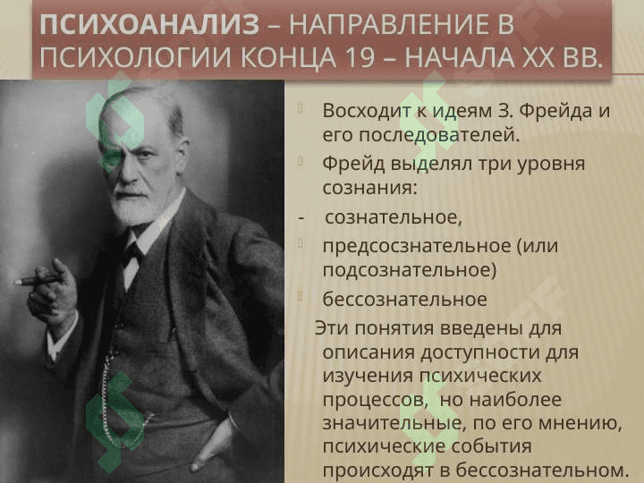«Основные направления в психологии». 3
