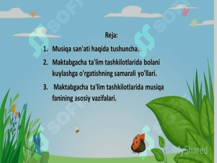 Maktabgacha ta'lim tashkilitlari o’rta guruhlarida musiqa mashg'ulotlari 2