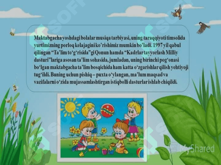 Maktabgacha ta'lim tashkilitlari o’rta guruhlarida musiqa mashg'ulotlari 4