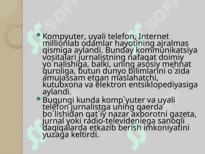 OMMAVIY AXBOROT VOSITALARI VA ULARNING TURLARI 5