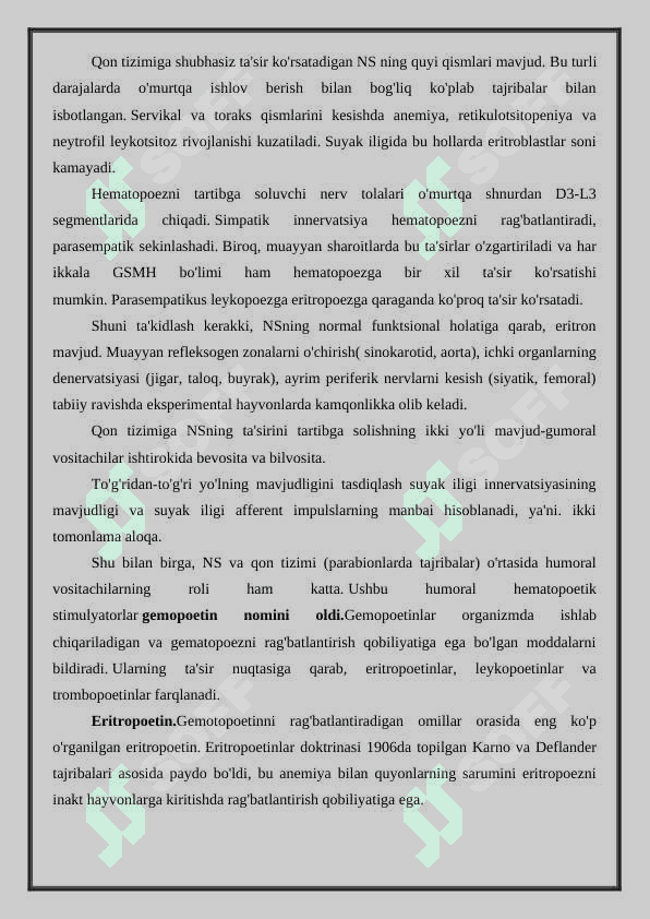 Qondagi konstantalarni boshqarish mexanizmi 8