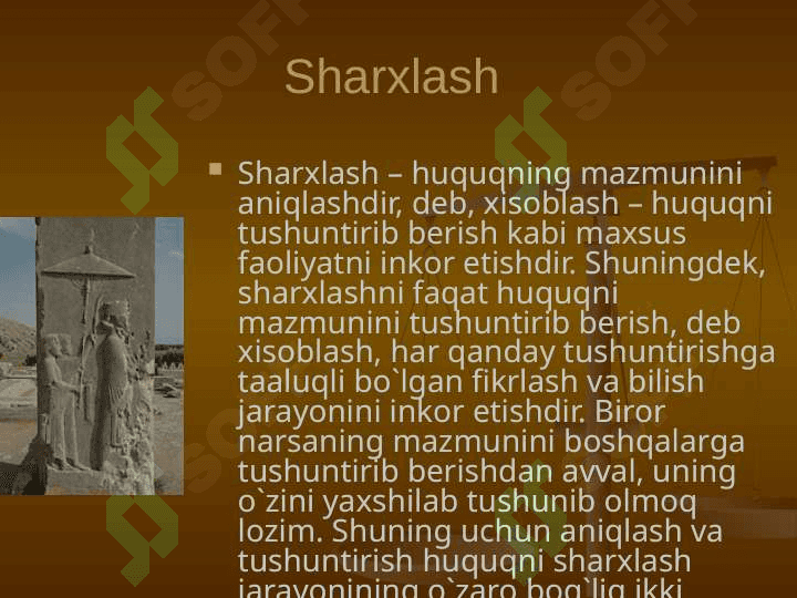 Huquqni sharhlash 7