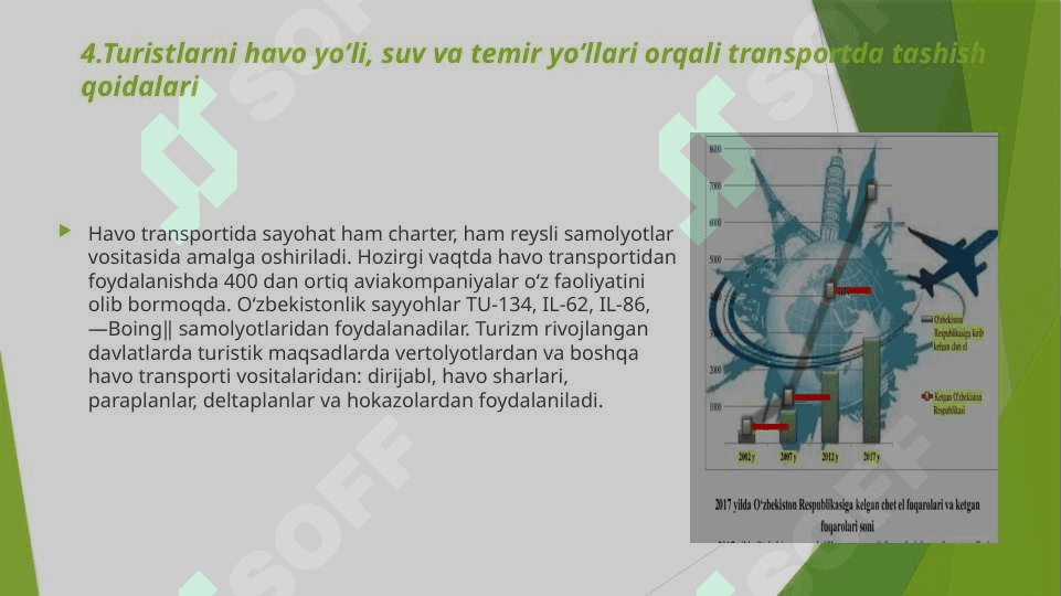 TURISTLARGA TRANSPORT XIZMATI KO’RSATISH 8