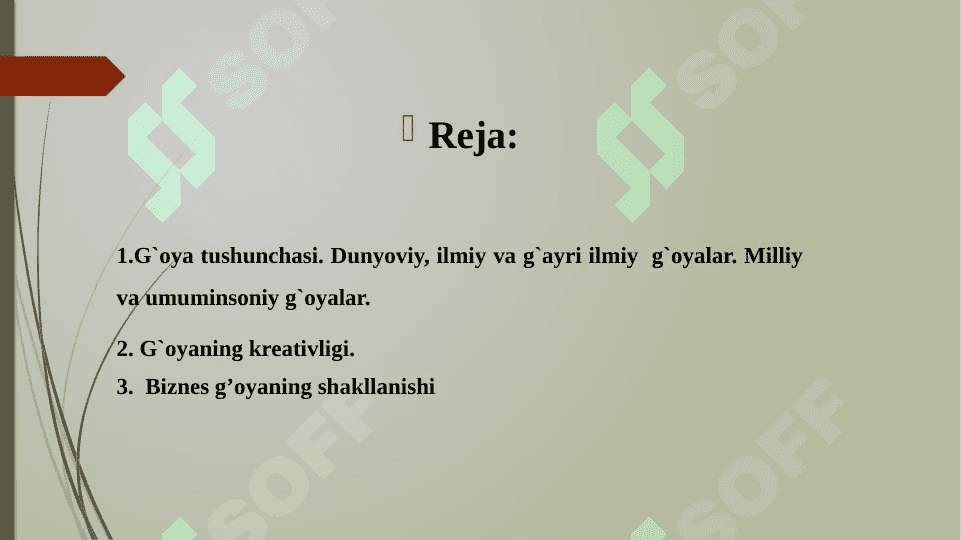 G`oyaning shakllanishi va uni amalga oshirish yo`lari 2