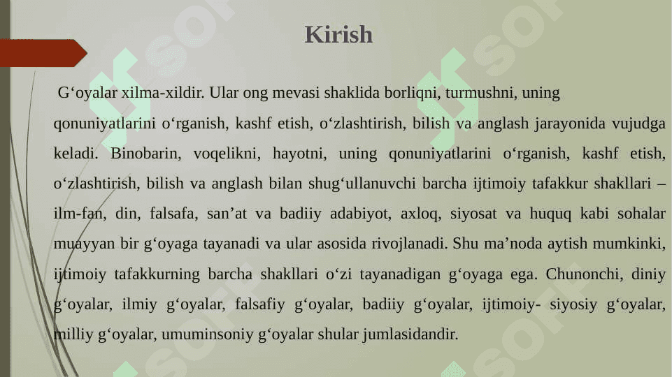 G`oyaning shakllanishi va uni amalga oshirish yo`lari 3