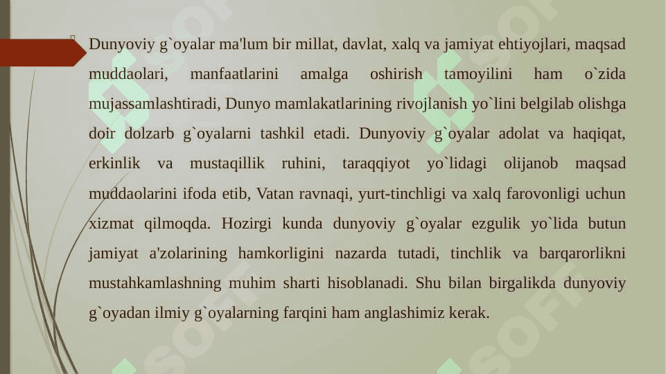 G`oyaning shakllanishi va uni amalga oshirish yo`lari 7