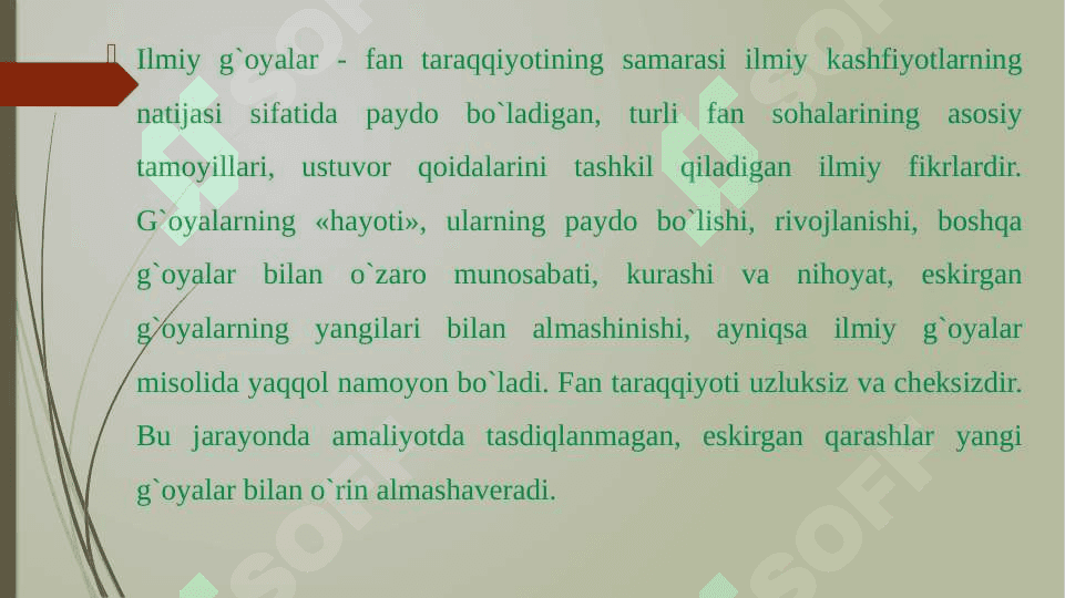G`oyaning shakllanishi va uni amalga oshirish yo`lari 8