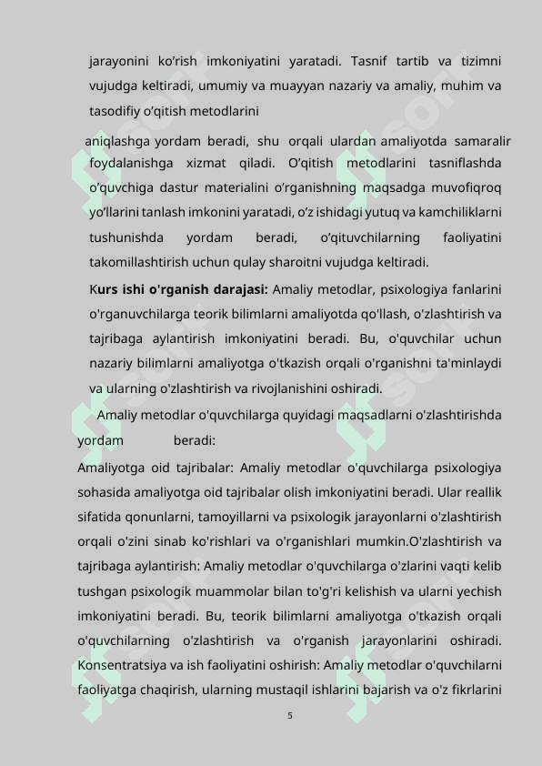 PSIXOLOGIYA FANLARINI O'QITISHDA AMALIY METODLARNING AHAMIYATI 5