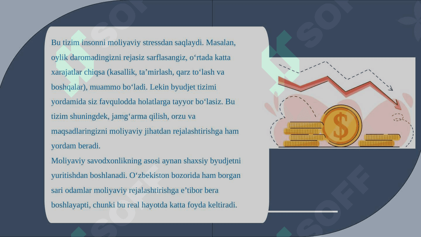 Shaxsiy moliya boshqaruvida byudjet tizimi 3