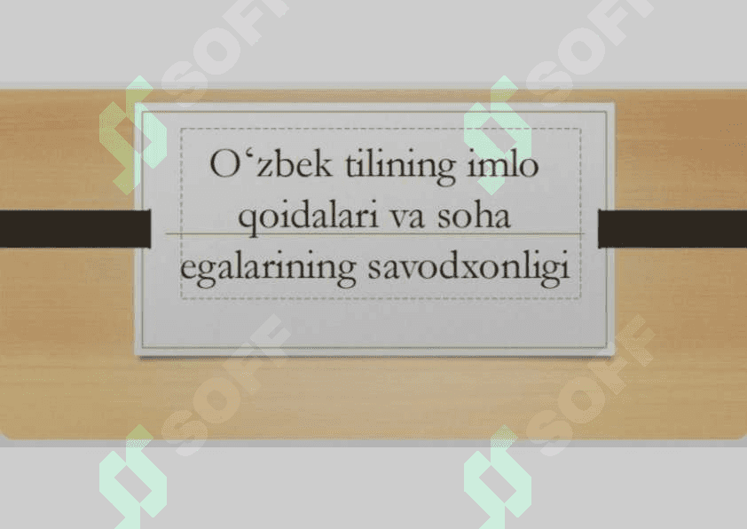 Ozbek tili 3 mustaqil ish 2