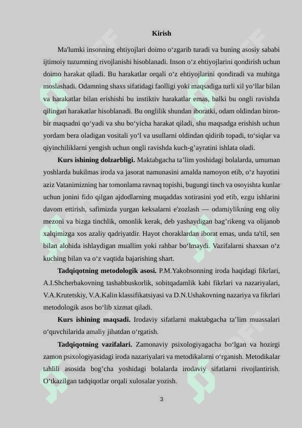 MAKTABGACHA TA’LIM YOSHIDAGI BOLALARDA IRODAVIY SIFATLARNI TARBIYALASH. 2