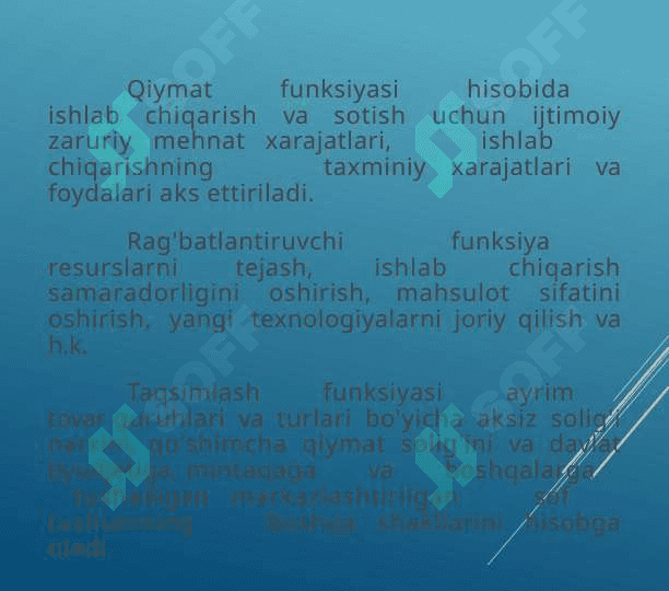 Narx belgilash 3