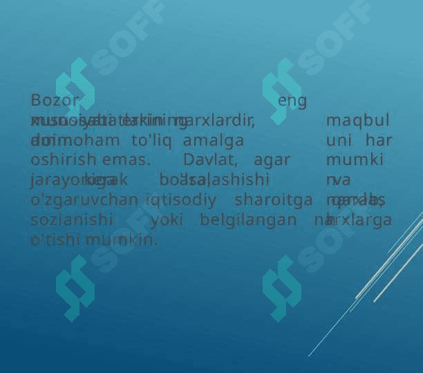 Narx belgilash 6