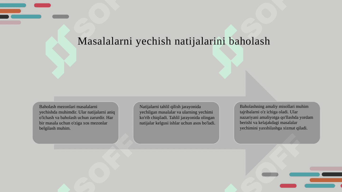 Tipik masalalar bilan ishlash metodikasi 8
