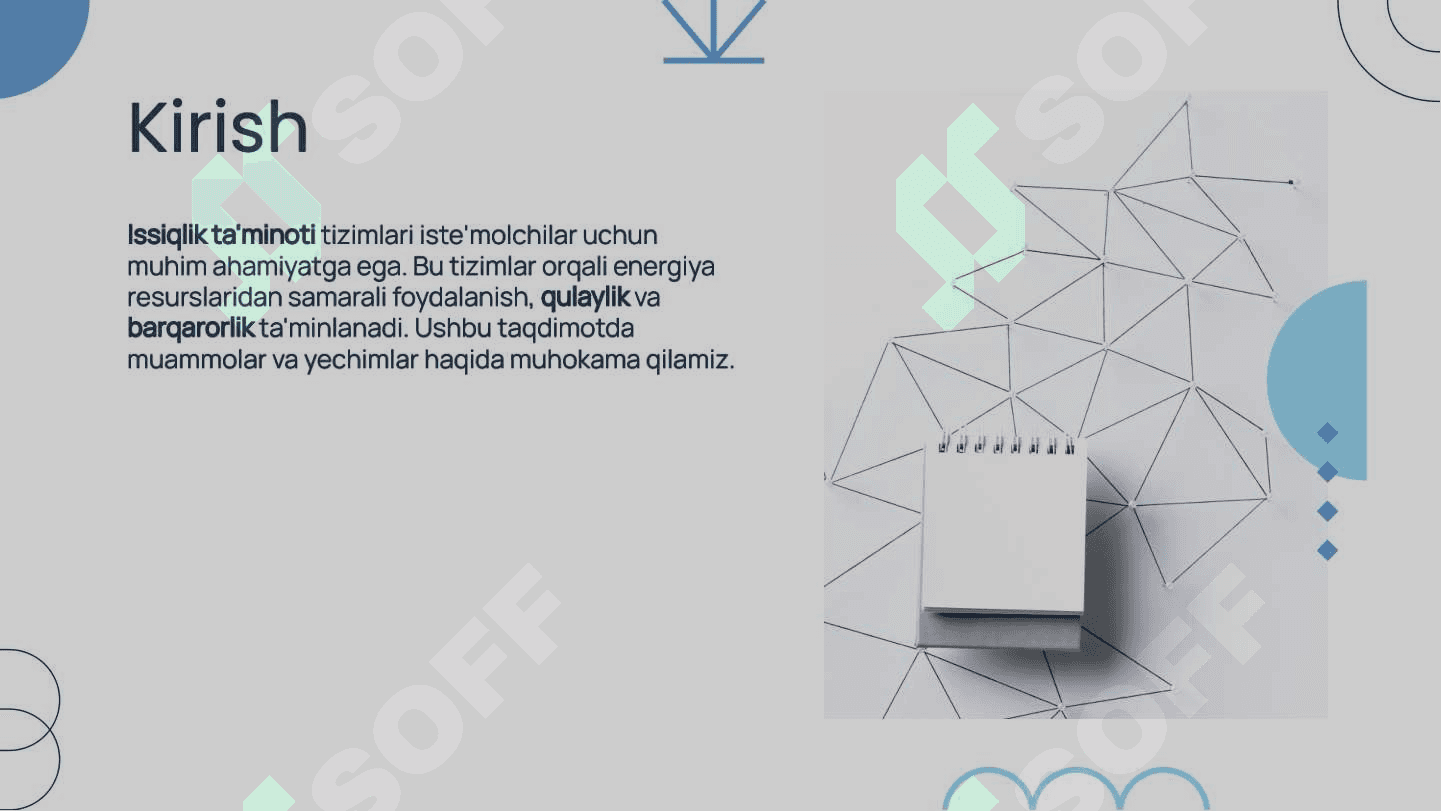 Issiqlik ta'minoti tizimlariga istemolchilarni ulash 2
